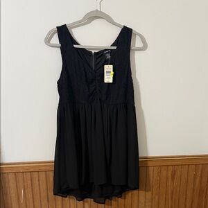 Torrid Black Lace Sleeveless Dress